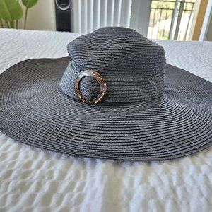 Large Summer Black Hat